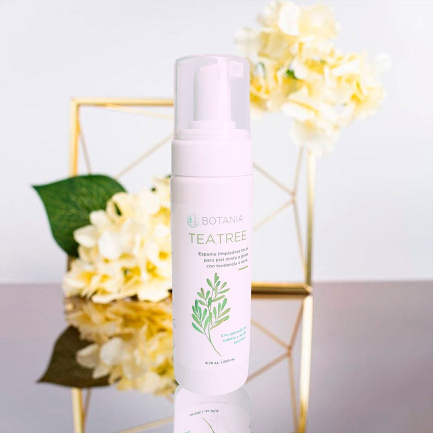 Espuma facial limpiadora - Tea tree