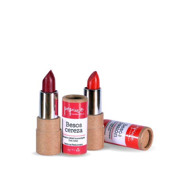 Bálsamo Labial Orgánico con Color Intenso