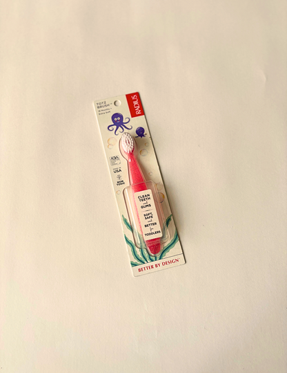 Cepillo Dental Bebés Totz Brush coral - 18 meses a 3 años