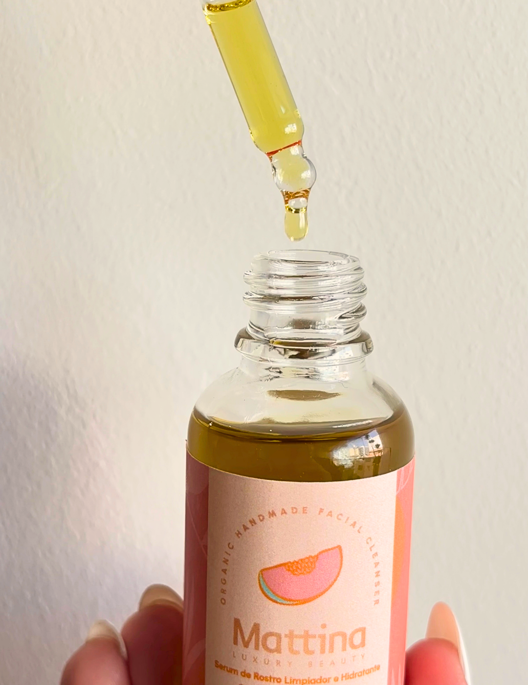 Serum facial limpiador e hidratante Lily melon - piel sensible o seca