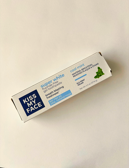 Pasta de dientes whitening cool mint  - libre de fluor 100% natural