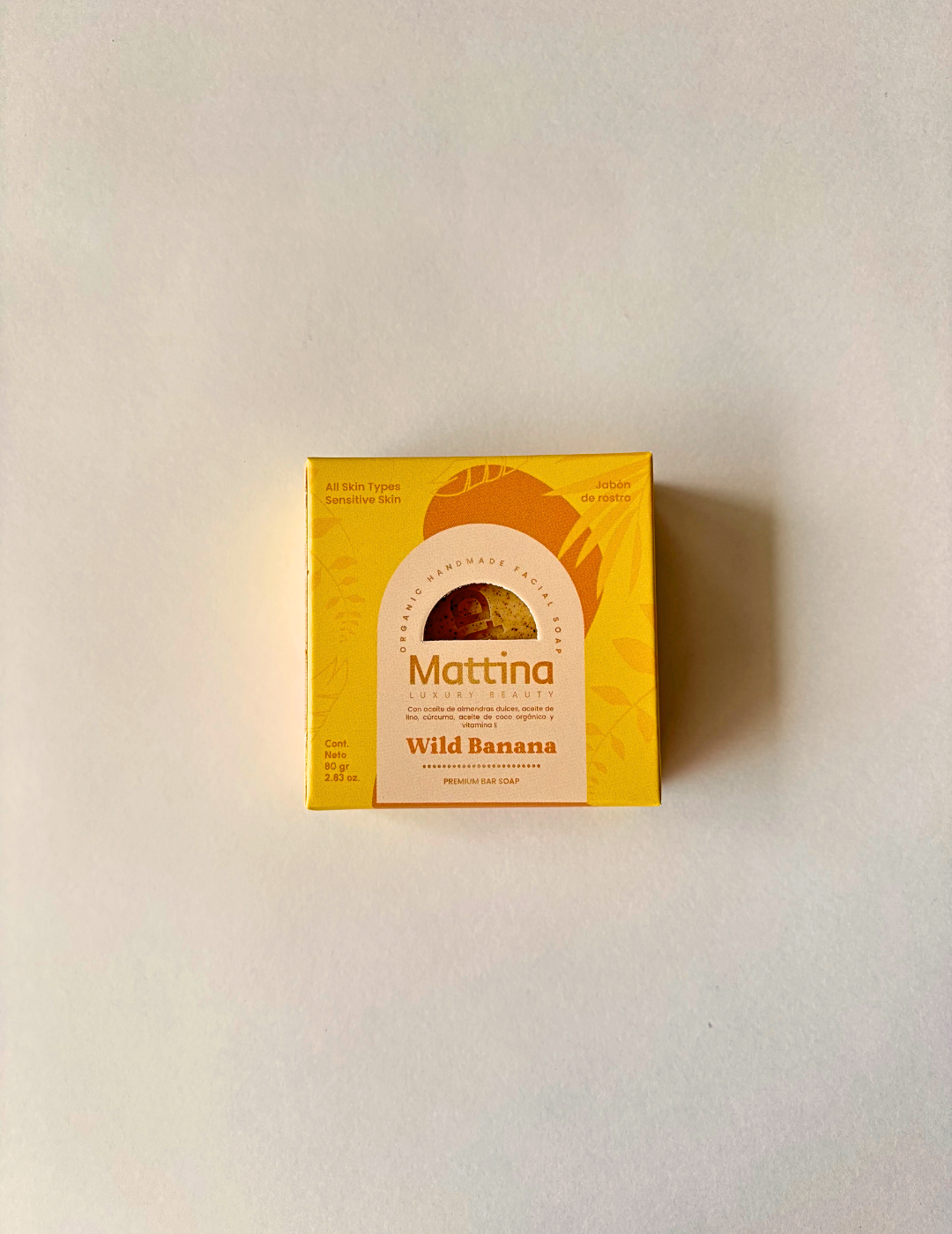 Jabón de rostro Wild banana - todo tipo de piel / piel sensible