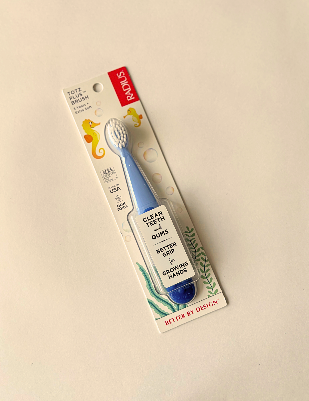 Cepillo dental Totz Plus Brush celeste - niño de 3 a 6 años