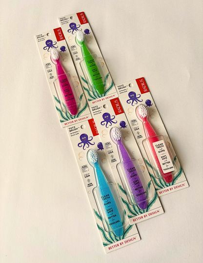 Cepillo Dental Bebés Totz Brush coral - 18 meses a 3 años