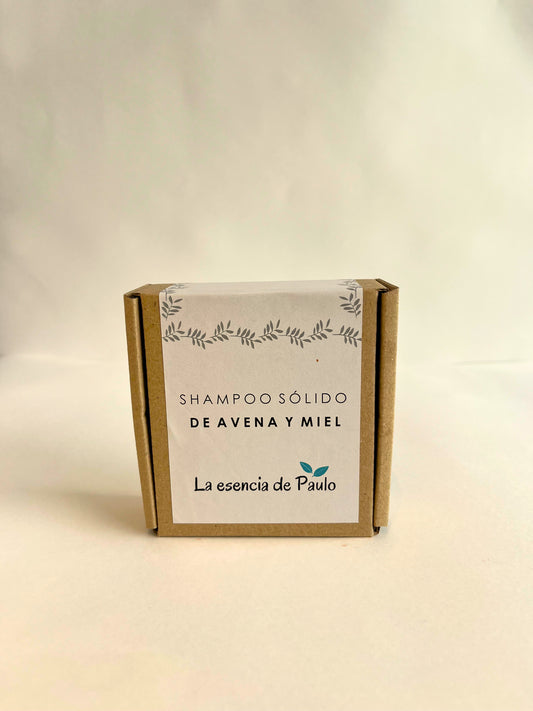 Shampoo solido - avena y miel
