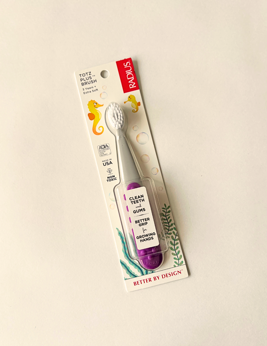 Cepillo dental Totz Plus Brush morado - niño de 3 a 6 años