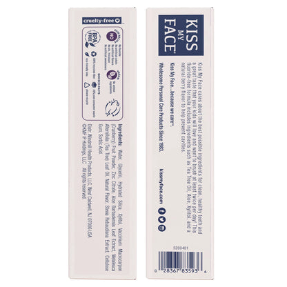 Pasta de dientes kids - Berry Smart Gel libre de flúor