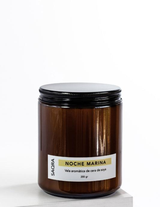 Vela de cera de soya – Noche marina