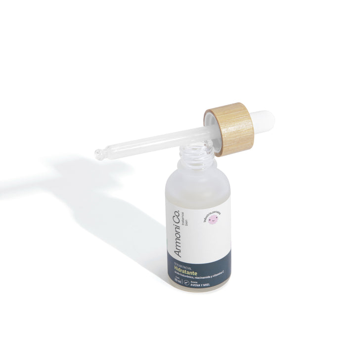 Sérum Facial Hidratante & Antioxidante – Ácido Hialurónico + Niacinamida