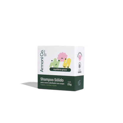 Shampoo sólido (cabello graso o caspa)