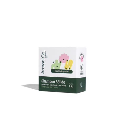 Shampoo sólido (cabello graso o caspa)