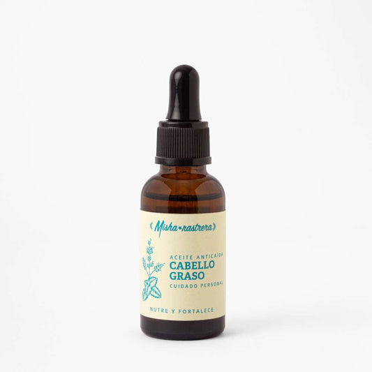 Aceite anticaída - cabello graso