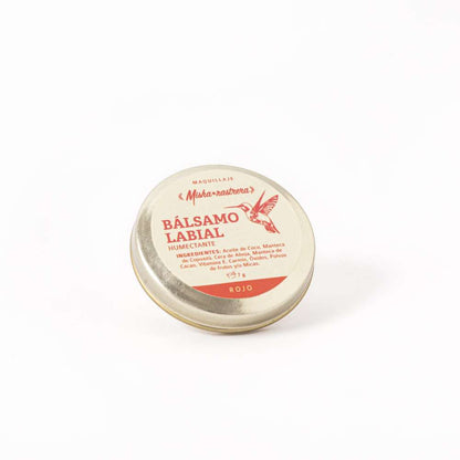 Bálsamo labial rojo