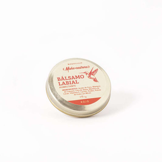 Bálsamo labial rojo