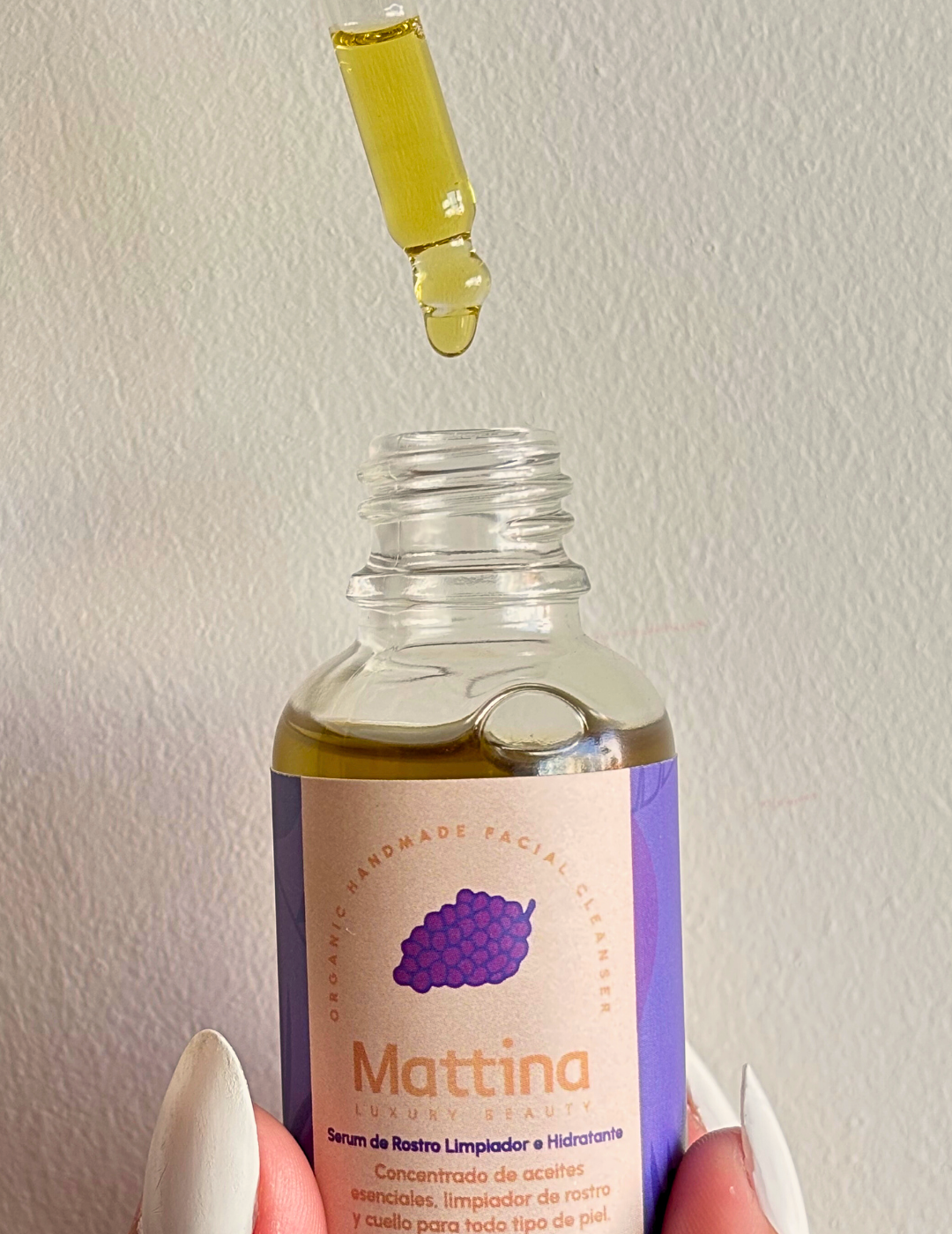Serum facial limpiador e hidratante Sweet grape - todo tipo de piel