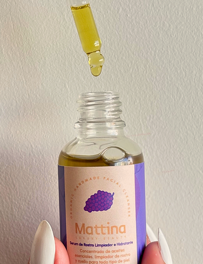 Serum facial limpiador e hidratante Sweet grape - todo tipo de piel