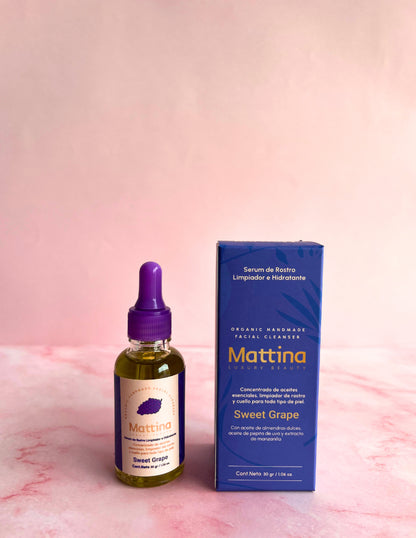Serum facial limpiador e hidratante Sweet grape - todo tipo de piel