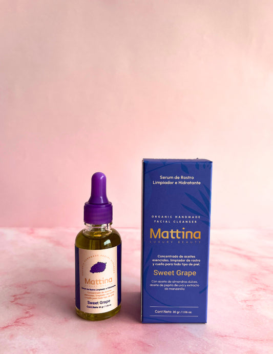 Serum facial limpiador e hidratante Sweet grape - todo tipo de piel