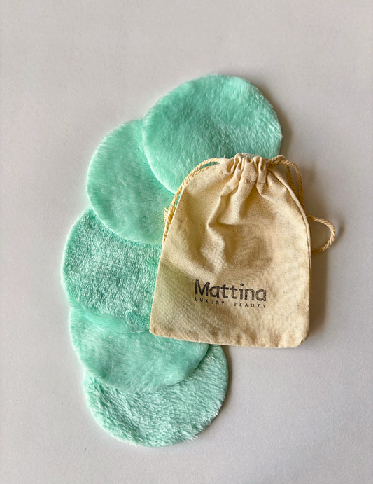 Pads de algodón + bolsa algodón