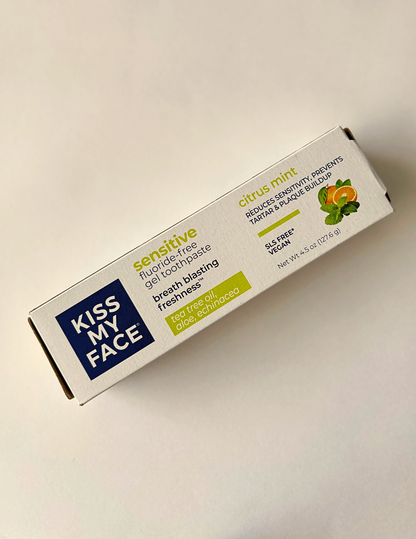 Pasta de dientes citrus mint - libre de fluor 100% natural